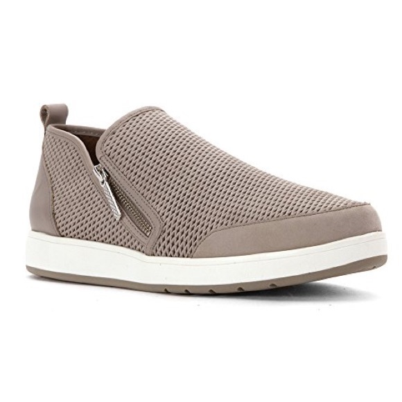 Donald J. Pliner Shoes - Donald J. Pliner Myla taupe perforated sneakers